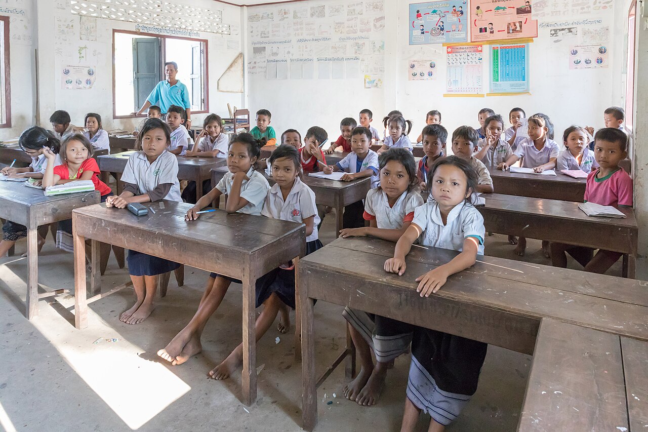 Students in a classroom
